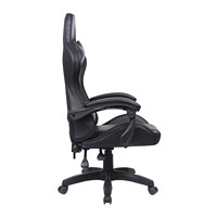 Fauteuil de jeu multifonctionnel en cuir personnalisable avec pédale inclinable Haut-parleurs à LED Fonction de massage