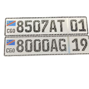 Aangepaste Europese Unie Reliëf Uk Reflecterende Decoratieve Kentekenplaat Met Rfid Bevestigd - Product Image 2