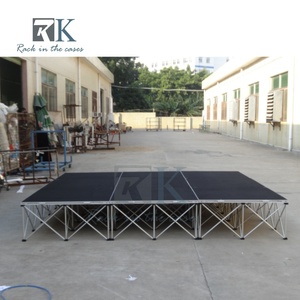 Wholesale Drum Riser High Quality Folding <b>Stage</b> <b>Platform</b> Black Aluminum Alloy Outdoor Event Wedding <b>Stage</b> - Product Image 5