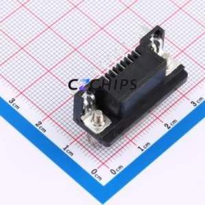 XDDB-1809-0816 D-Sub/VGA Connector Bent Lead Through Hole Connector Standard D-Sub Male 9P Right Angle Insert - Product Image 2