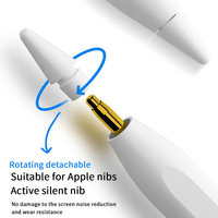 Stylet à chargement sans fil pour iPad, avec logo personnalisé, écran tactile actif, rejet de la paume magnétique en métal et pointe remplaçable