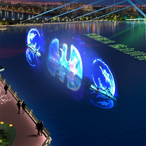 Pantalla <span class=keywords><strong>de</strong></span> proyección para exteriores, proyector 3D, 5D, 7D, 9D, para ver películas en el agua, fuente, espectáculo láser - Product Image 6