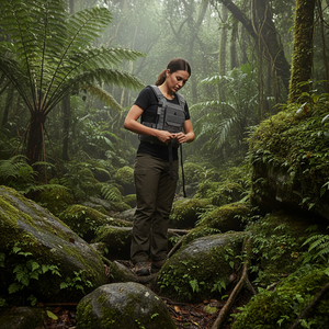 Chaleco Táctico Portaplacas de Cordura Transpirable para Corte Láser, Equipo de Protección Personal para Entrenamiento al Aire Libre - Product Image 4