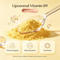 Acide folique liposomal de qualité alimentaire USP, vitamine B9 liposomale en poudre, en vrac, non-OGM, matière première pour complément alimentaire