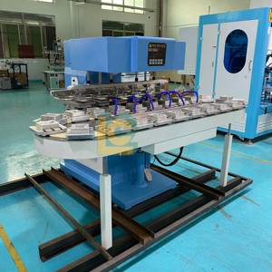 Máy in <span class=keywords><strong>Pad</strong></span> ống đồng thực 6 màu mới cho máy in nhãn sử dụng cho khúc côn cầu Puck có kết nối gạch bể băng tải - Product Image 5