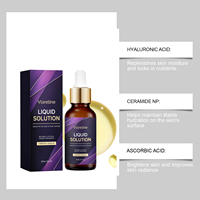 Sérum Visage Anti-Rides Hydratant en Profondeur, Raffermissant et Éclaircissant à l'Acide Hyaluronique et Céramide NP 30ml pour Tous Types de Peaux