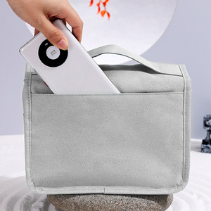 Bolsa de Aseo Estilo Wabi Sabi, Bolsa de Viaje de Poliéster Esmerilado y Brillante, Bolsa de Maquillaje de Gran Capacidad y Alta Gama - Product Image 4