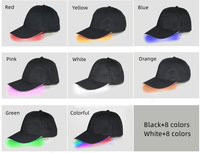 Berretto da Baseball sportivo lampeggiante regolabile LED Light Hip-Hop cappello luminoso KTY Bar Party Sporting Fun Event Night lighting Cap