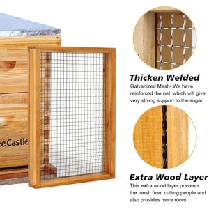 8 Frame Beehive Candy Board <span class=keywords><strong>Colmena</strong></span> en alimentador de abejas ensamblado para <span class=keywords><strong>colmena</strong></span> - Product Image 4