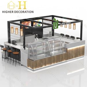 Kiosque de café Équipement de café Coffee Shop Counter Design Kiosk Stands for Mall - Product Image 1