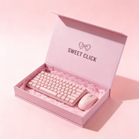 Boîte magnétique pour clavier et souris GOTOP, recyclable, personnalisable, avec doublure en EVA antichoc, finition mate, robuste, rigide, pour cadeau électronique