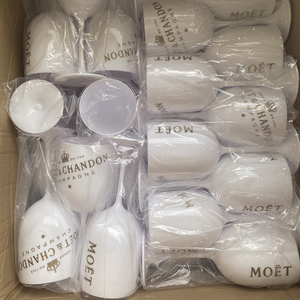 Copa de champán de plástico de 480ML, irrompible, rosa, negro, blanco, hielo, copas de champán imperiales, copas de vino - Product Image 3