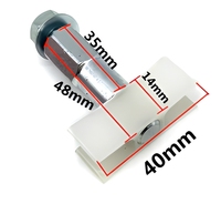 Glissière de porte d'ascenseur OEM WR-Door Slider-9 en métal et plastique FR PC, pièce de rechange pour hôtels et hôpitaux avec garantie d'un an