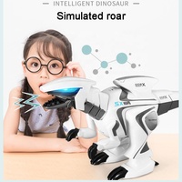 Nuevo Robot Dinosaurio Multifuncional con Control Remoto Infrarrojo Inalámbrico, Juguete Programable Inteligente con Control Remoto, Dinosaurio Bailarín
