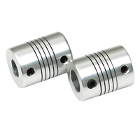 Accouplement élastique en alliage d'aluminium pour imprimante 3D Accouplement flexible D19L25