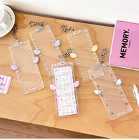 Set Kartu Akrilik Keras Empat Warna Star Life Terbaru 4 Slot Set Kartu Kecil Kpop Star-chasing