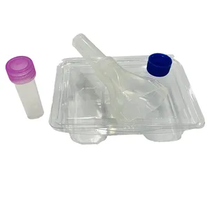 Laboratory Disposable Medical Saliva Suction Collection Device Dna Genetic Test Saliva Kit