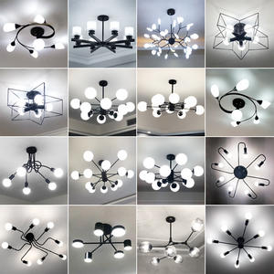 Beautiful Gold Bedroom Living Room Pendant Lamp Romantic Restaurant Clothing Shop Multihead Chandelier - Product Image 1