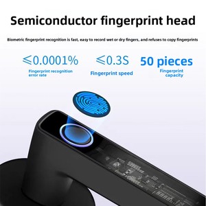 Cerradura de puerta de huella dactilar de entrada sin llave biométrica inteligente SIXWGH para <span class=keywords><strong>Bluetooth</strong></span> Wi-Fi habilitado Control de aplicación Tuya contraseña temporal - Product Image 6