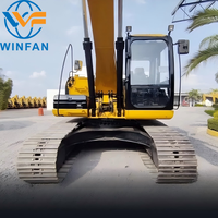 Disposition ergonomique du poste de commande, machine de construction d'occasion CAT 320D, réduit la fatigue du conducteur