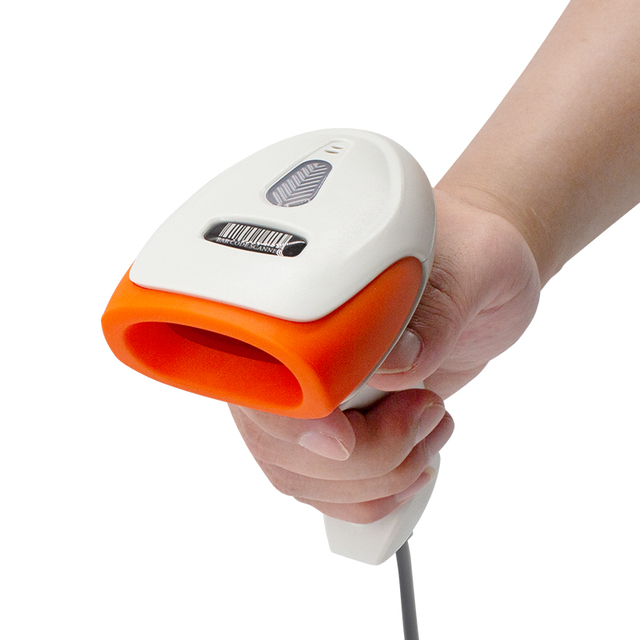 Handheld Barcode Scanner Gun 1D 2D USB Wired Retail POS Scanner Reader in Stock 1-Year Warranty