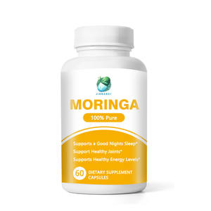 شحن سريع، كبسولات المورينجا النقية 100٪ لدعم جودة النوم وتحسين مستويات الطاقة، مكملات غذائية، حبوب المورينجا - Product Image 1