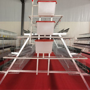 Ingrosso A-Type galline galvanizzate gabbie galline pollame strato di pollo batteria gabbie messico nuove gabbie per animali ad alta efficienza - Product Image 3
