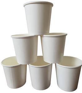 230g di carta rivestita di argilla per tazza di carta lucida a parete singola per tazze di gelato - Product Image 4