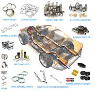 Convertisseur catalytique universel 2,5 pouces pour Nissan Altima Sentra Rogue 400 Cell, échappement haute performance en acier inoxydable filé