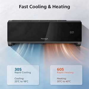 Climatiseur intelligent 110V-220V 9000-12000 Btu, refroidissement économe en énergie, 50Hz-60Hz, climatisation split pour la maison et le bureau - Product Image 3