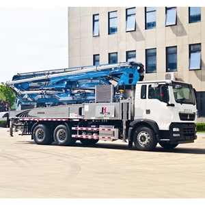 Fournisseur chinois JIUHE Prix d'usine Sinotruk Châssis Camion pompe à béton à grande capacité 38M Camion pompe à béton à flèche pour la vente - Product Image 1