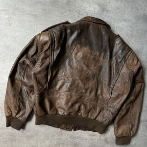 OEM изготовленный на заказ длинный кожаный Бомбер куртка для мужчин премиум качества полная длина кожаное пальто - Product Image 4