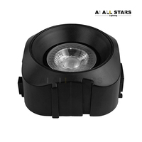 Boîtiers de luminaires OEM ODM en tissu tendu, accessoires pour plafonds tendus en film PVC, boîtiers de lampes en plastique ABS pour downlights GU10 GX53