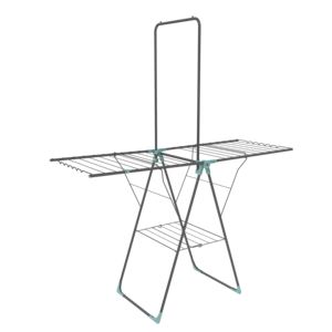 洗濯室バルコニー折りたたみ式翼型衣類乾燥ハンガーラック用タイフロアスタンド布乾燥機棚 - Product Image 1