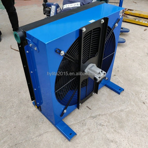 Ventilador de intercambiador de calor de aleación de aluminio con refrigeración por aire forzado, bomba de 12V 50L/min para vehículo anfibio, <span class=keywords><strong>cuatrimoto</strong></span> de carreras, condensación hidráulica - Product Image 4