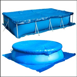 Ruigu Huizhong Pool Cover 5x5 Durable Waterproof Round PE Tarpaulin For Swimming Pool - Product Image 5