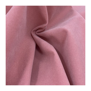 Tessuto in <span class=keywords><strong>Velluto</strong></span> Floccato di Poliestere <span class=keywords><strong>Rosa</strong></span> all'Ingrosso per Tappezzeria - Product Image 2