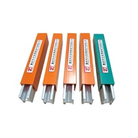 Barre de distribution de courant isolée en aluminium 300-800A pour alimentation mobile de grue