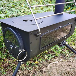 Oferta de Invierno: Estufa de Leña Plegable de Chapa Laminada en Frío para Exteriores, Calefacción para Tiendas de Campaña, Casete de 9 kg, para Picnic y Hogar, Venta al por Mayor - Product Image 4
