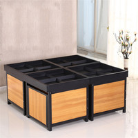 Supermarkt Fruit En Groente Display Stand Rek Multi-Layer Grote Opslagruimte Groente En Fruit Display Plank Rekken
