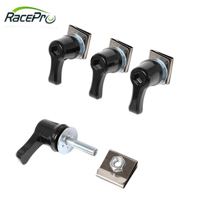 RACEPRO nouveau pour Harley Touring Dyna <span class=keywords><strong>CVO</strong></span> Ultra Classic Road Glide break <span class=keywords><strong>Deluxe</strong></span> moto selle levier boulons de verrouillage et écrous - Product Image 4