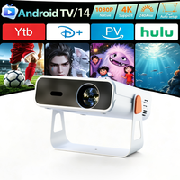 Projecteur intelligent Salange 2026, dernier modèle Android 14, faible bruit, mise au point automatique, correction automatique de la distorsion trapézoïdale, projecteur domestique personnalisé