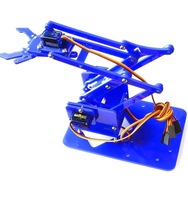 Kit d'apprentissage de pièces détachées DIY pour bras robotisé, kit de création en acrylique, griffe simple sans axe
