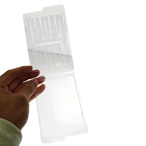 Bandeja de plástico tipo clamshell con canales cónicos personalizados y cierre a presión para cigarrillos, para tiendas minoristas y de artículos para fumadores - Product Image 6