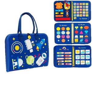 Jouets de bricolage pour l'éducation de la petite <span class=keywords><strong>enfance</strong></span>, marchandises <span class=keywords><strong>d</strong></span>'inventaire, planches en feutre, nombreuses activités, cartables occupés - Product Image 1