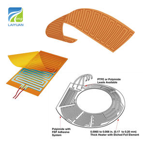 Laiyuan vendita calda 5V 6V 12V elettrico Kapton Pad riscaldamento flessibile in poliimmide pellicola riscaldante riscaldatore - Product Image 4