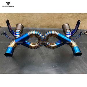Sistema de Escape de Alto Rendimiento para Automóviles, Piezas de Repuesto de Aleación de Titanio, Sistema de Escape Personalizado para <span class=keywords><strong>Lambo</strong></span> Huracan EVO - Product Image 5