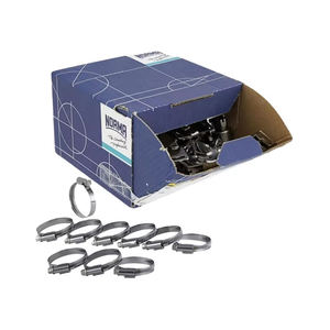 Fabrication allemande en acier zingué Collier de serrage pour tuyau d'arrosage avec structure à vis Système de mesure métrique - Product Image 1