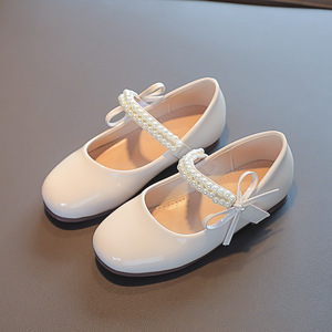 Chaussures de princesse à semelle souple <span class=keywords><strong>pour</strong></span> filles, nouvelle collection printemps-été 2025, chaussures en cuir <span class=keywords><strong>pour</strong></span> enfants, style coréen, chaussures plates <span class=keywords><strong>pour</strong></span> bébés - Product Image 6