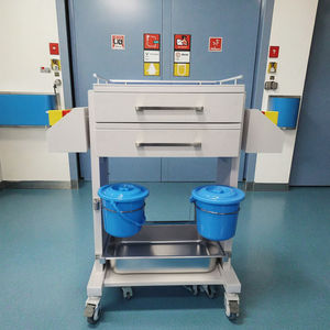 Chariot médical en aluminium Chariot de beauté à 2 tiroirs de haute qualité pour équipement hospitalier et équipement de beauté Produit en plastique - Product Image 6